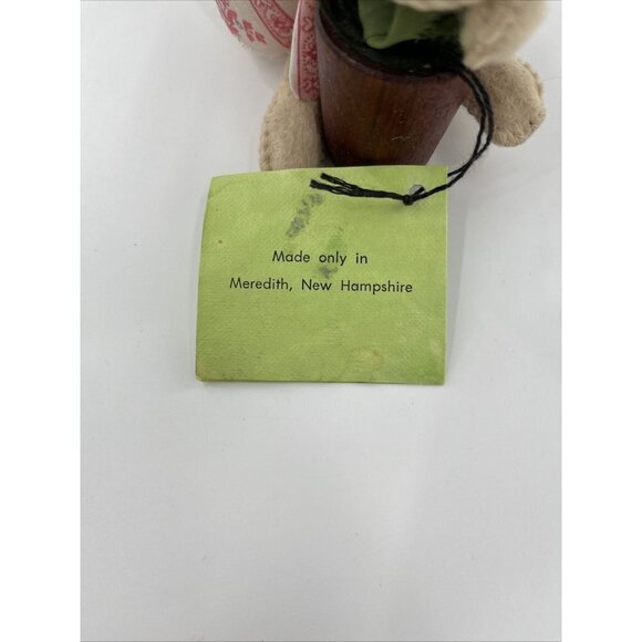 Annalee Easter Bunny Rabbit with Daisies Dress About 12" Tall Tags 1981 EUC - Picture 4 of 9